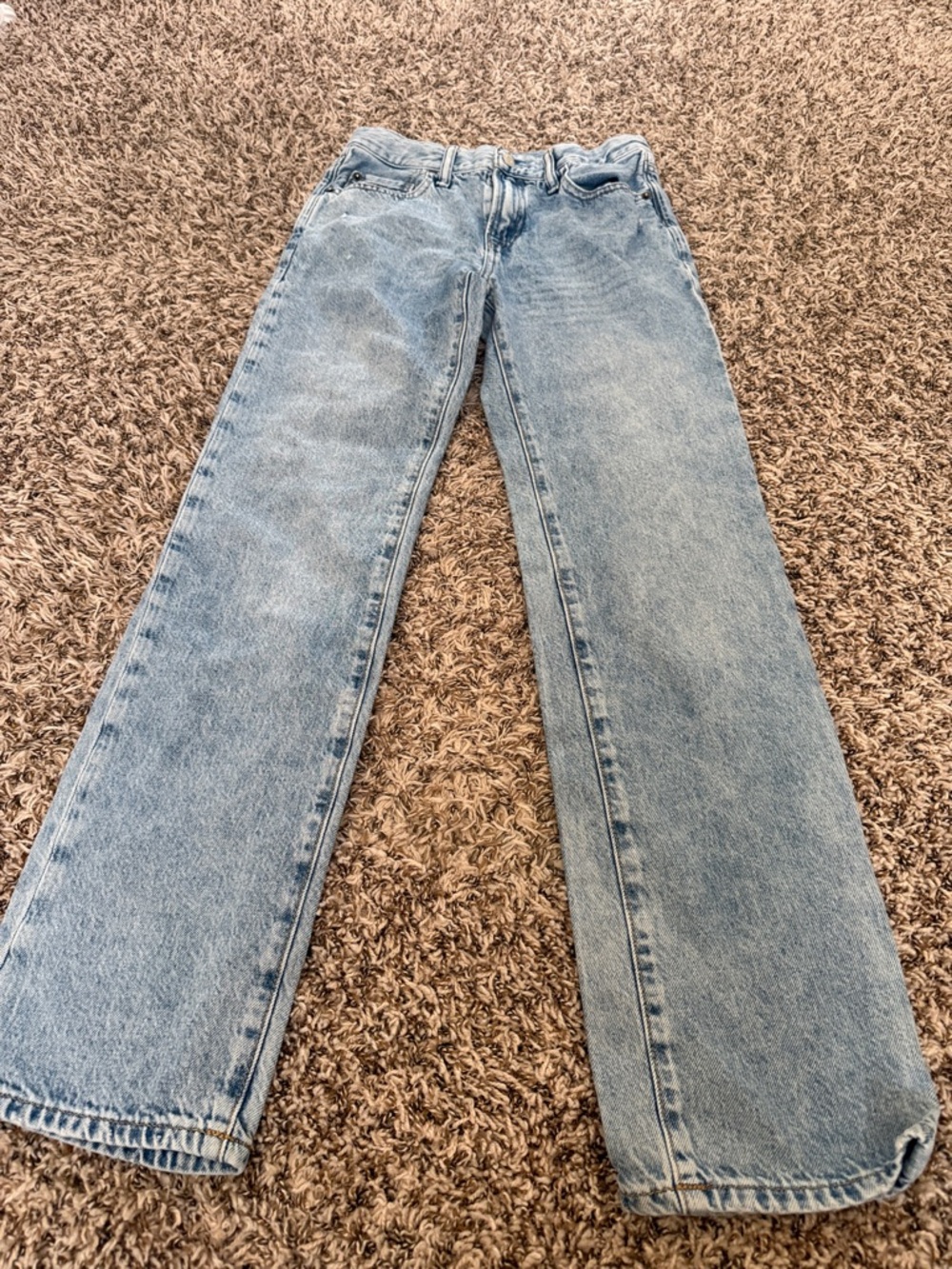 GAP Light Blue Kids Straight Leg Jeans